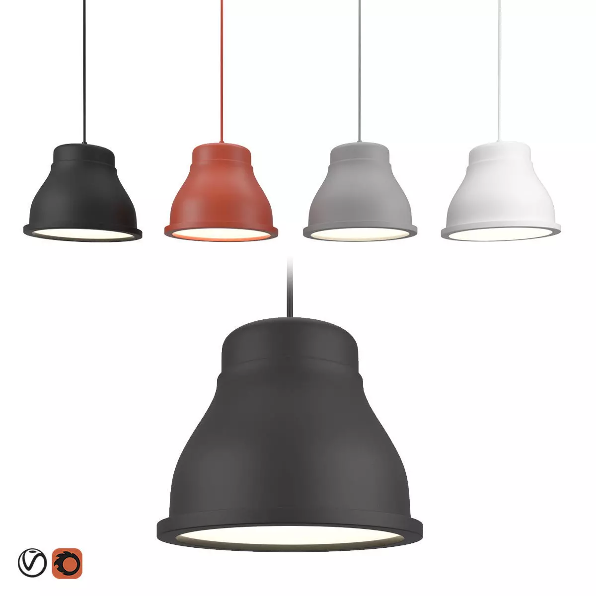 Muuto Studio Lamp 3D model_0