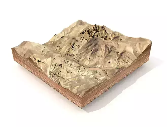 Mountain landscape 3D model