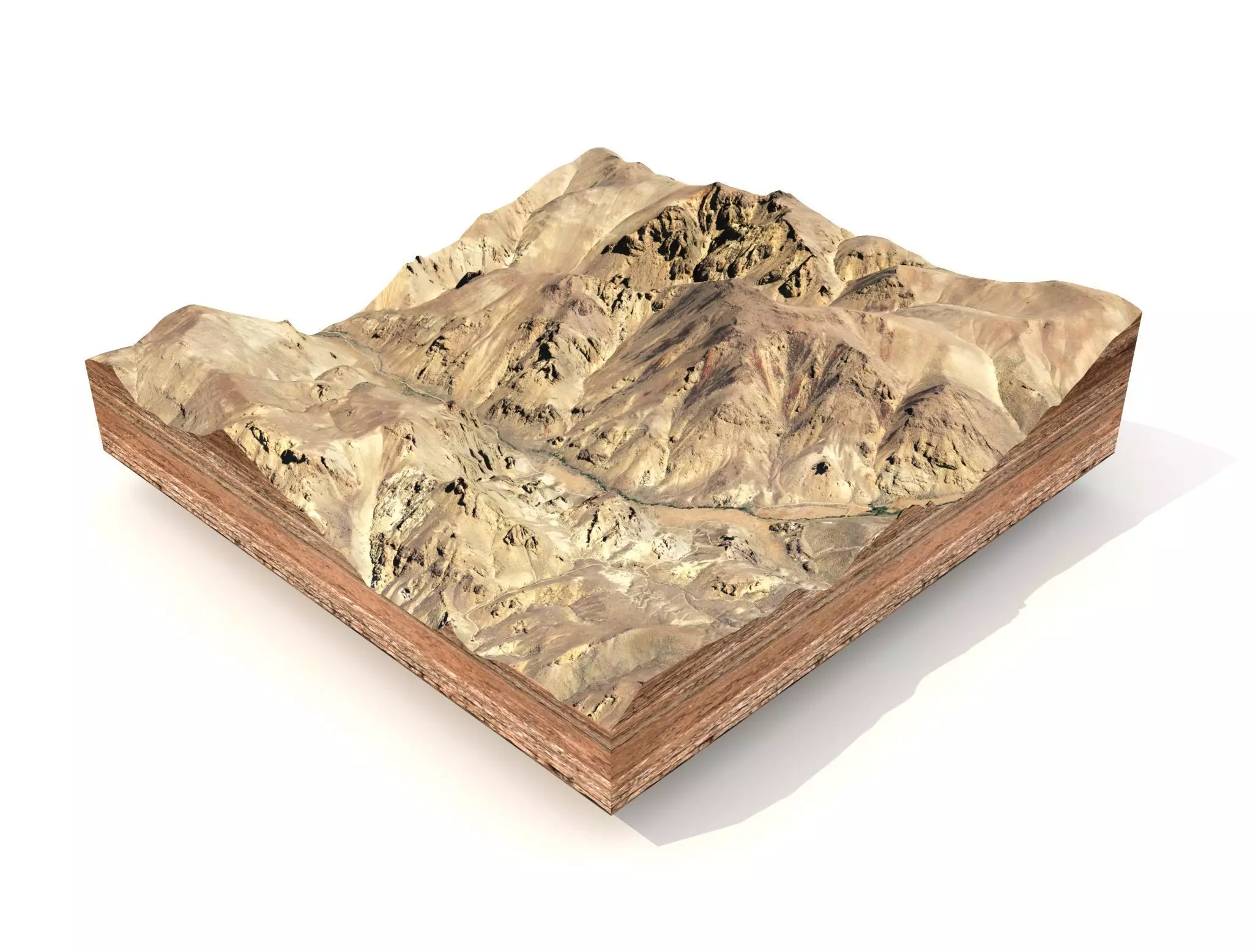 Mountain landscape 3D model_0