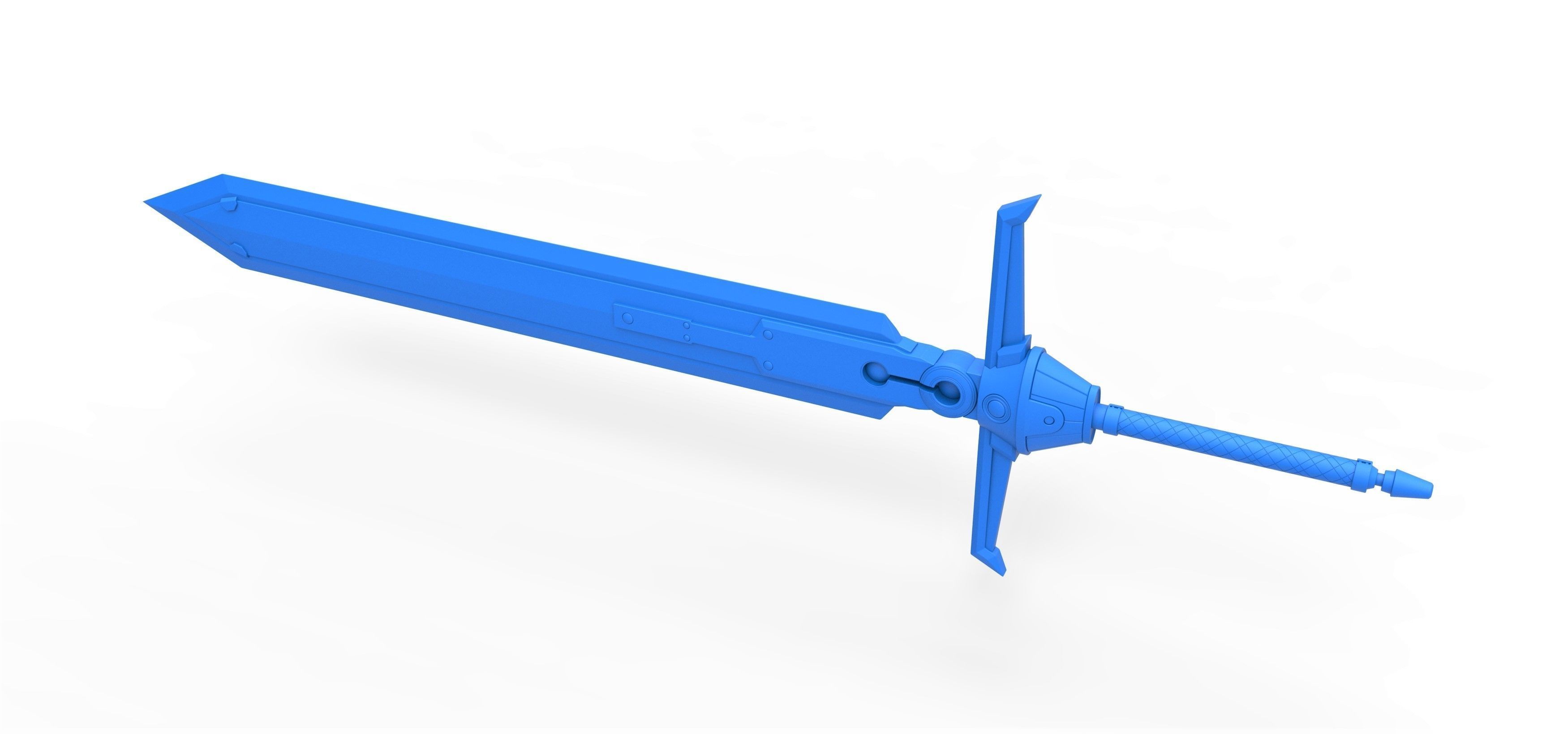 Mythril Saber from the game Final Fantasy 7 Remake 3D print model_14