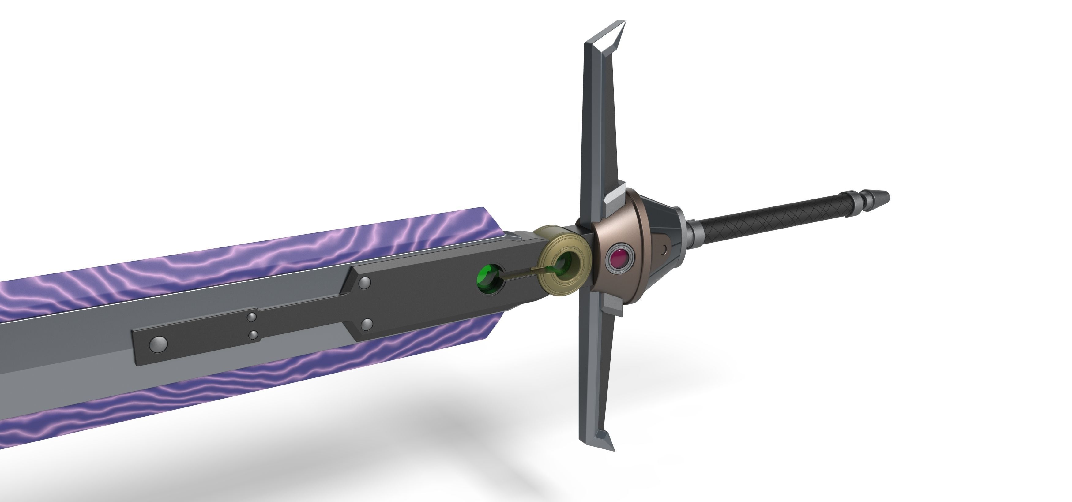 Mythril Saber from the game Final Fantasy 7 Remake 3D print model_10