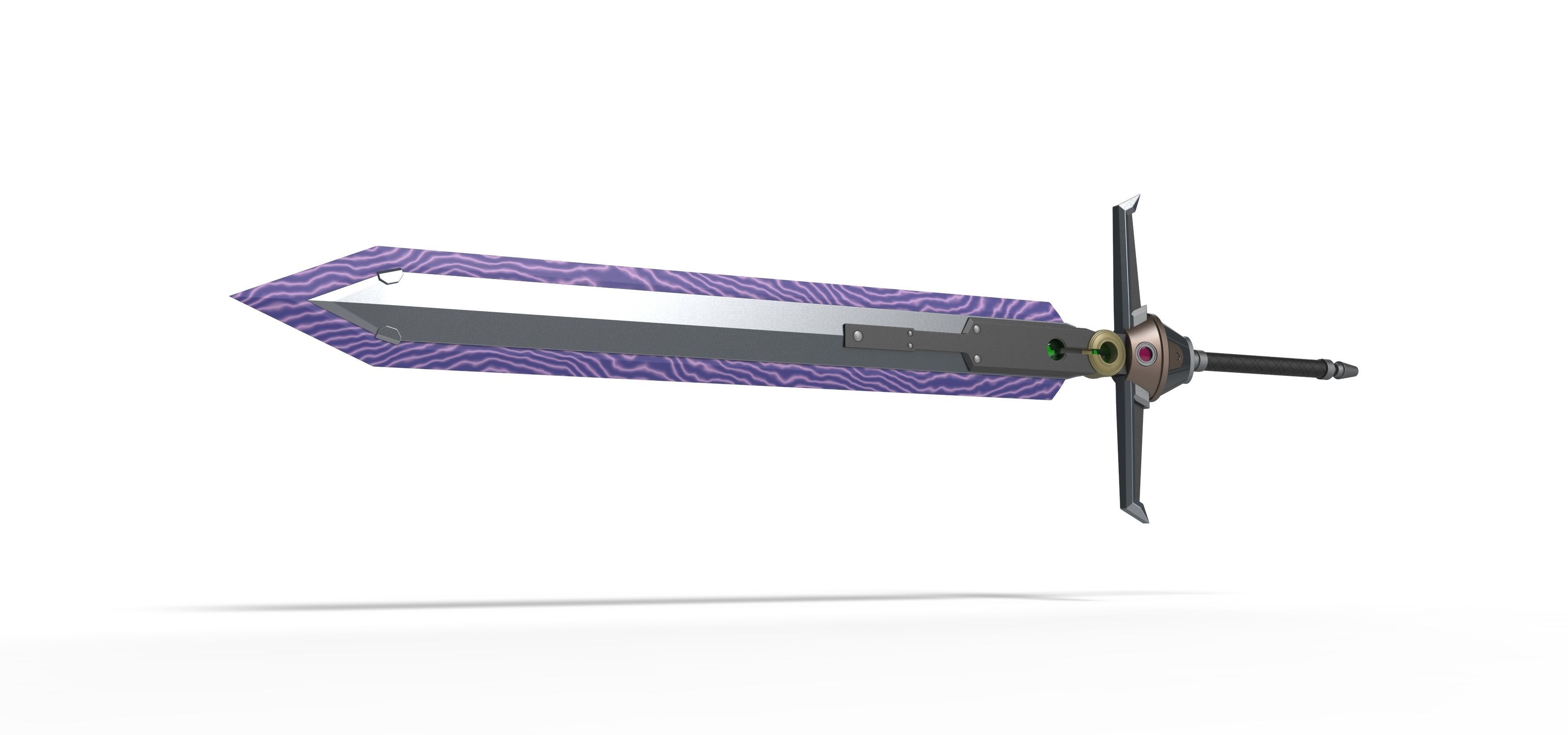 Mythril Saber from the game Final Fantasy 7 Remake 3D print model_1