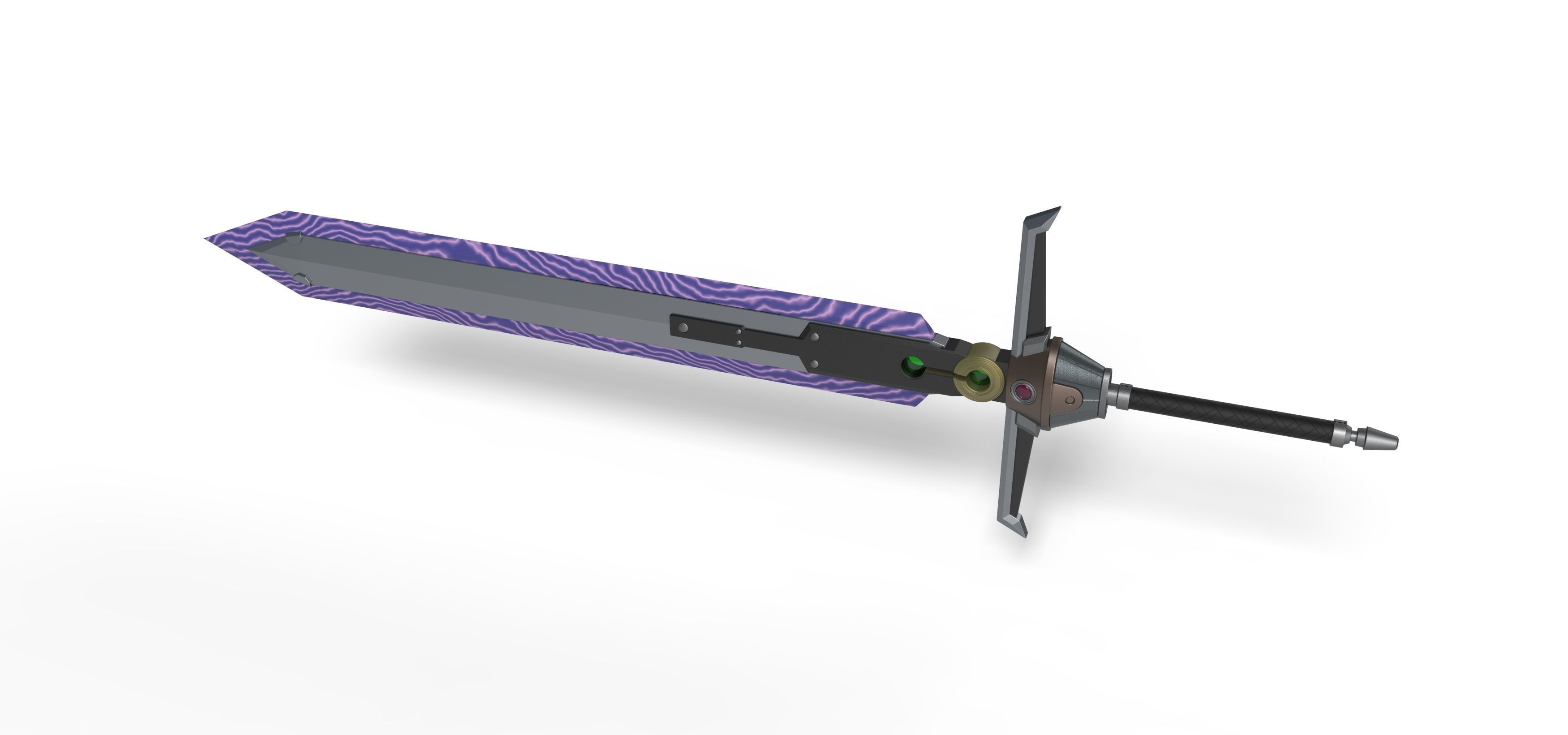 Mythril Saber from the game Final Fantasy 7 Remake 3D print model_7