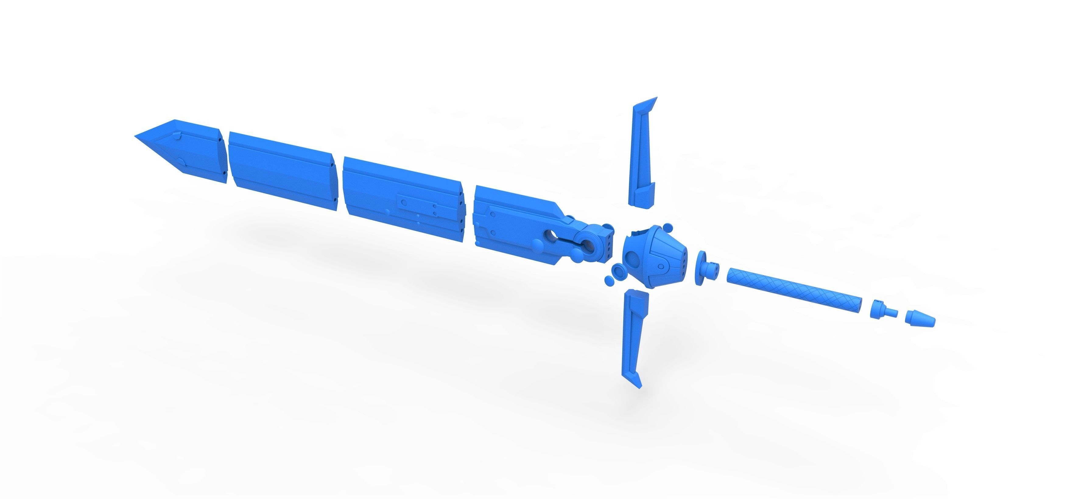 Mythril Saber from the game Final Fantasy 7 Remake 3D print model_21