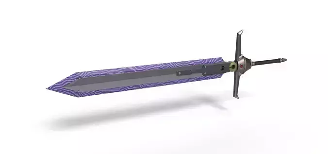 Mythril Saber from the game Final Fantasy 7 Remake 3D print model