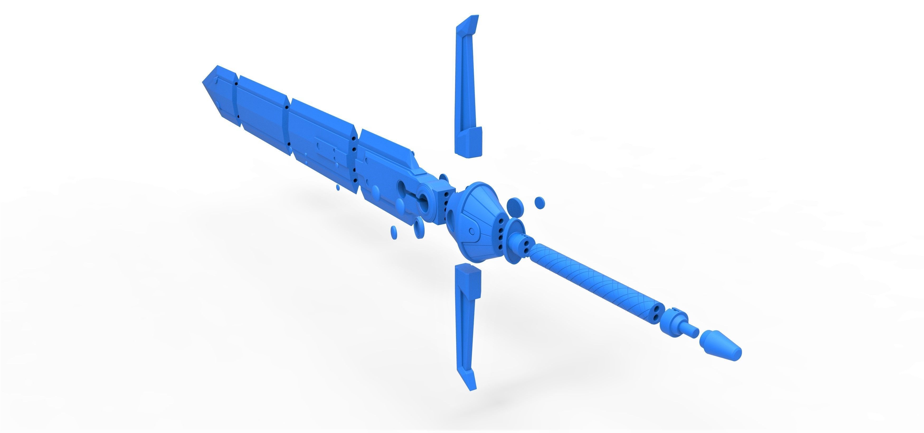 Mythril Saber from the game Final Fantasy 7 Remake 3D print model_22