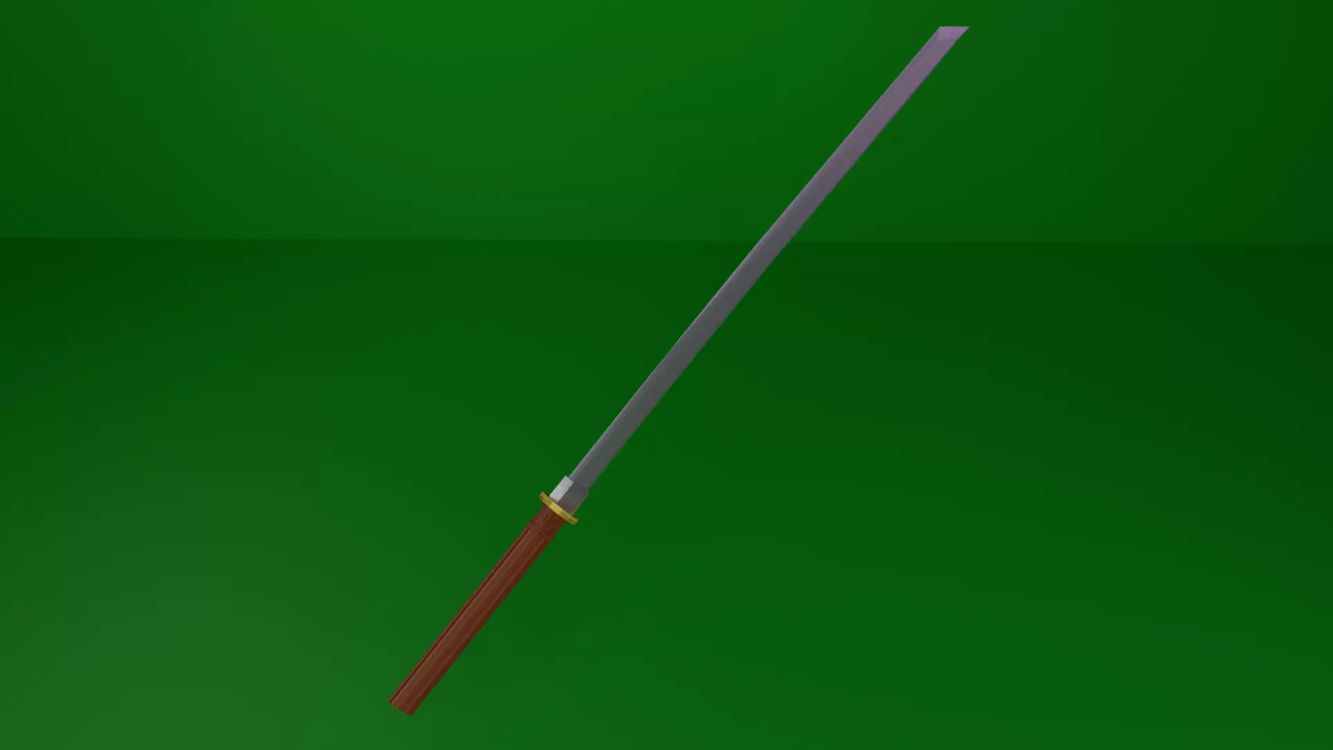 Katana 3D sword Free low-poly 3D model