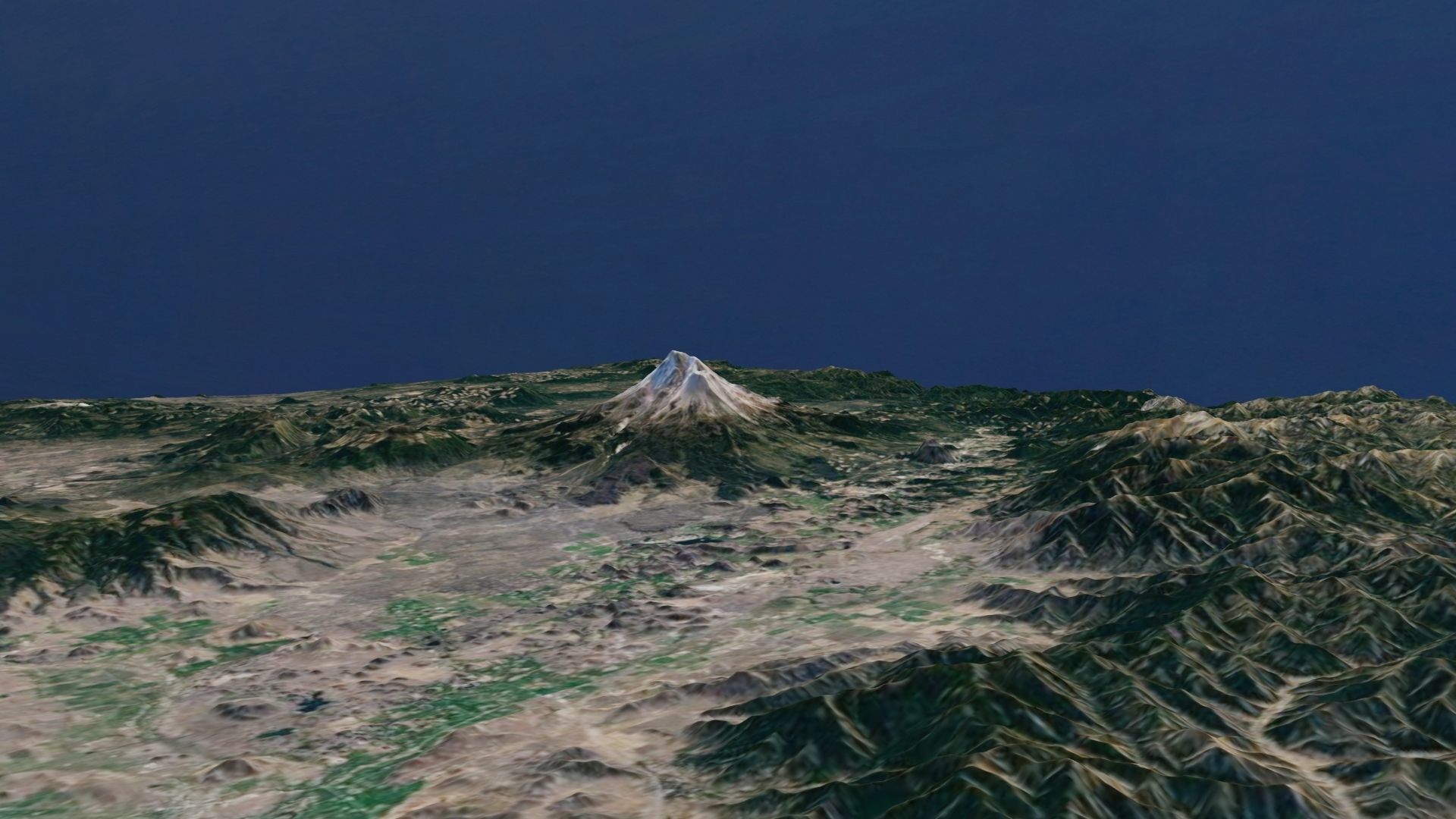 Mount Shasta 2 3D model_2