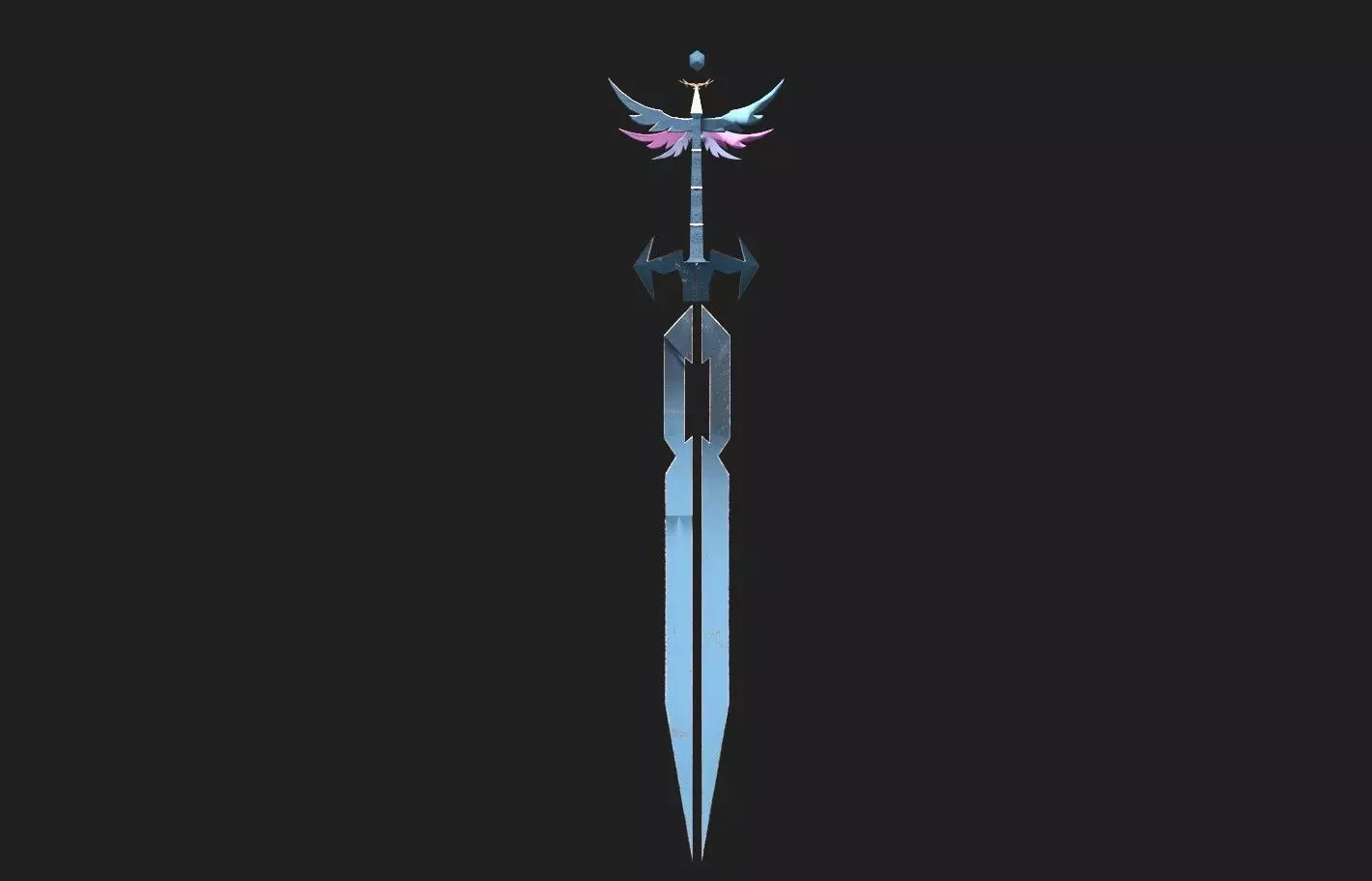 Fantastic Sword free Free low-poly 3D model