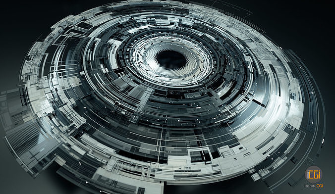 Portal-PT2 spiral 3D model
