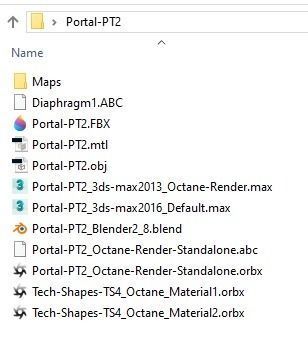 Portal-PT2 spiral 3D model_16