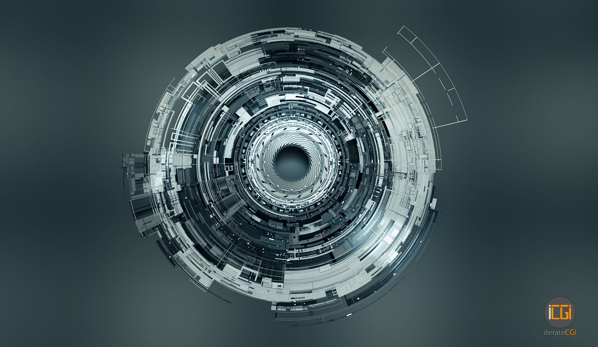 Portal-PT2 spiral 3D model_9
