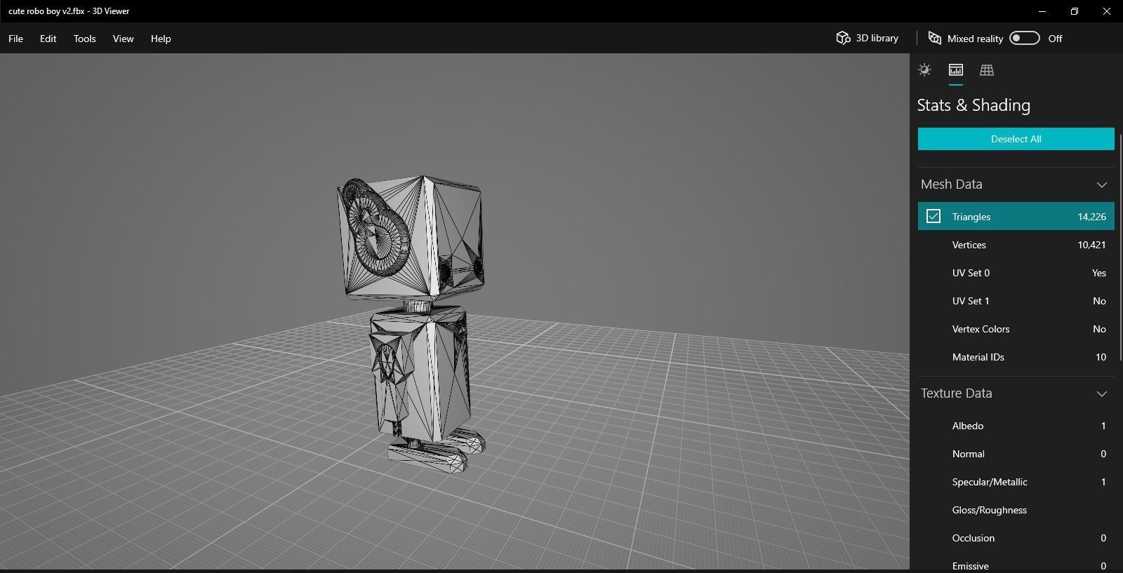 cute robot boy  3D print model_11