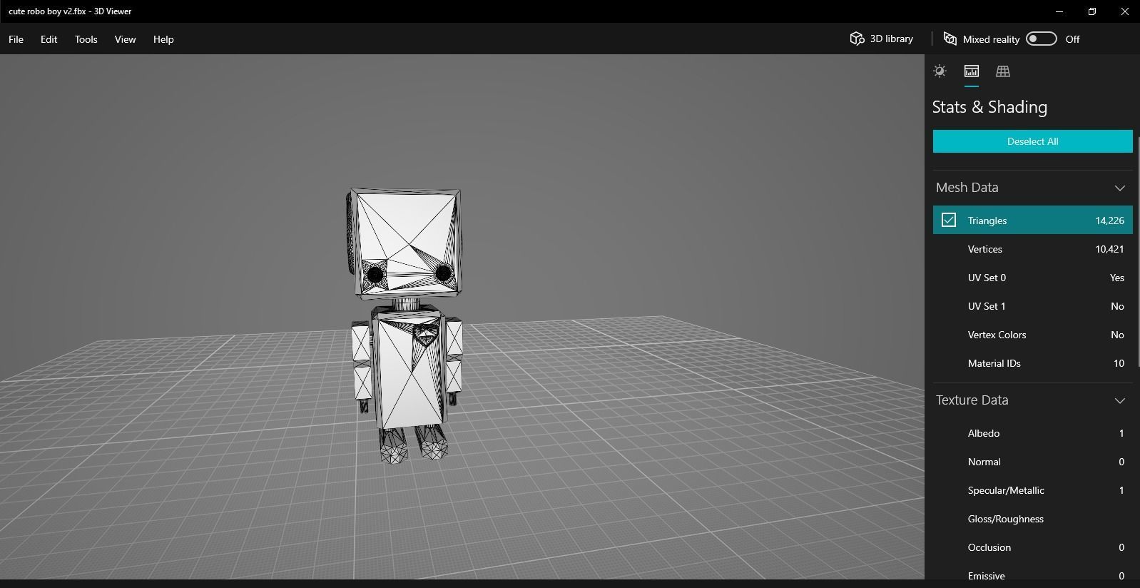 cute robot boy  3D print model_10