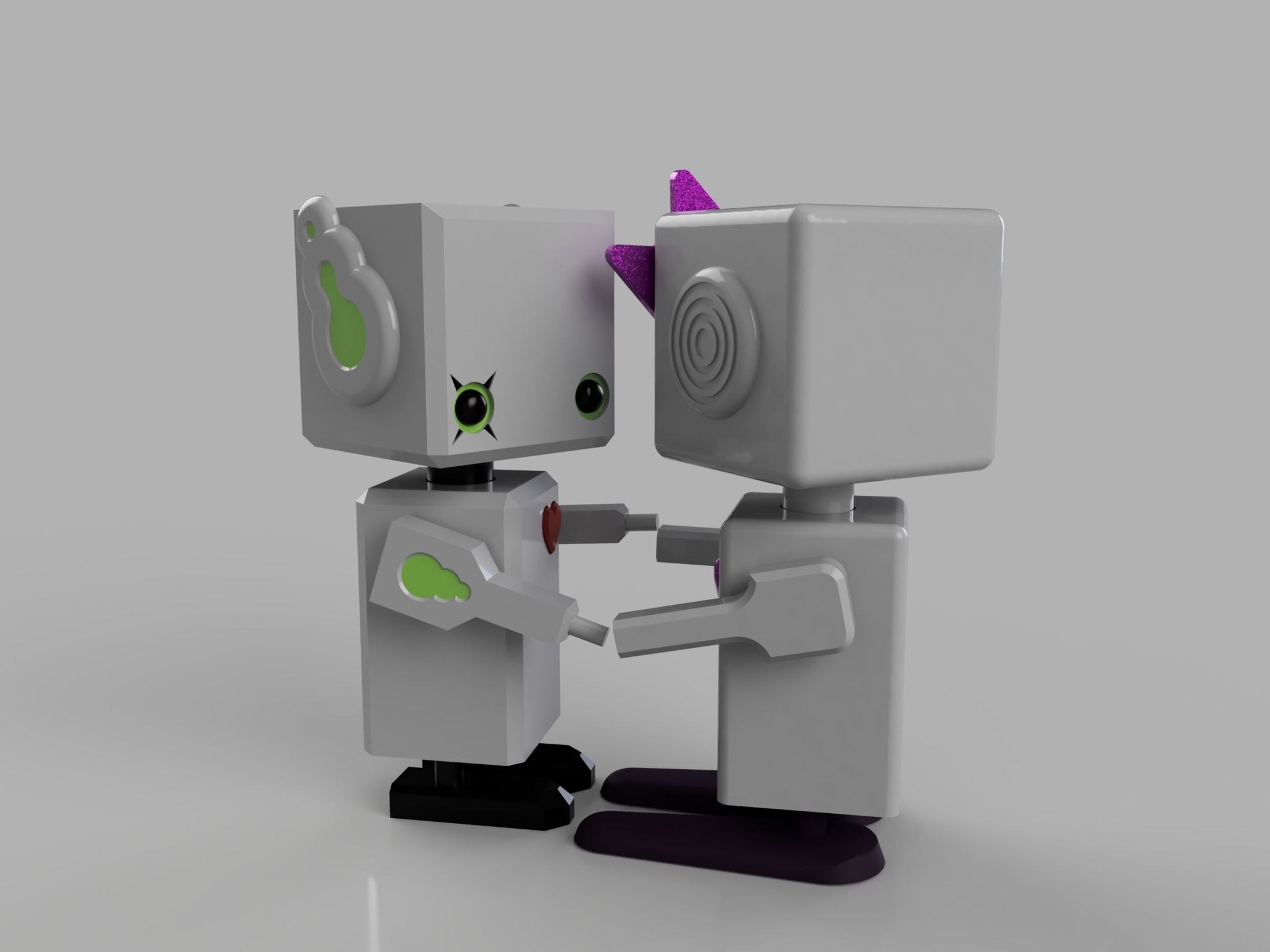 cute robot boy  3D print model_6
