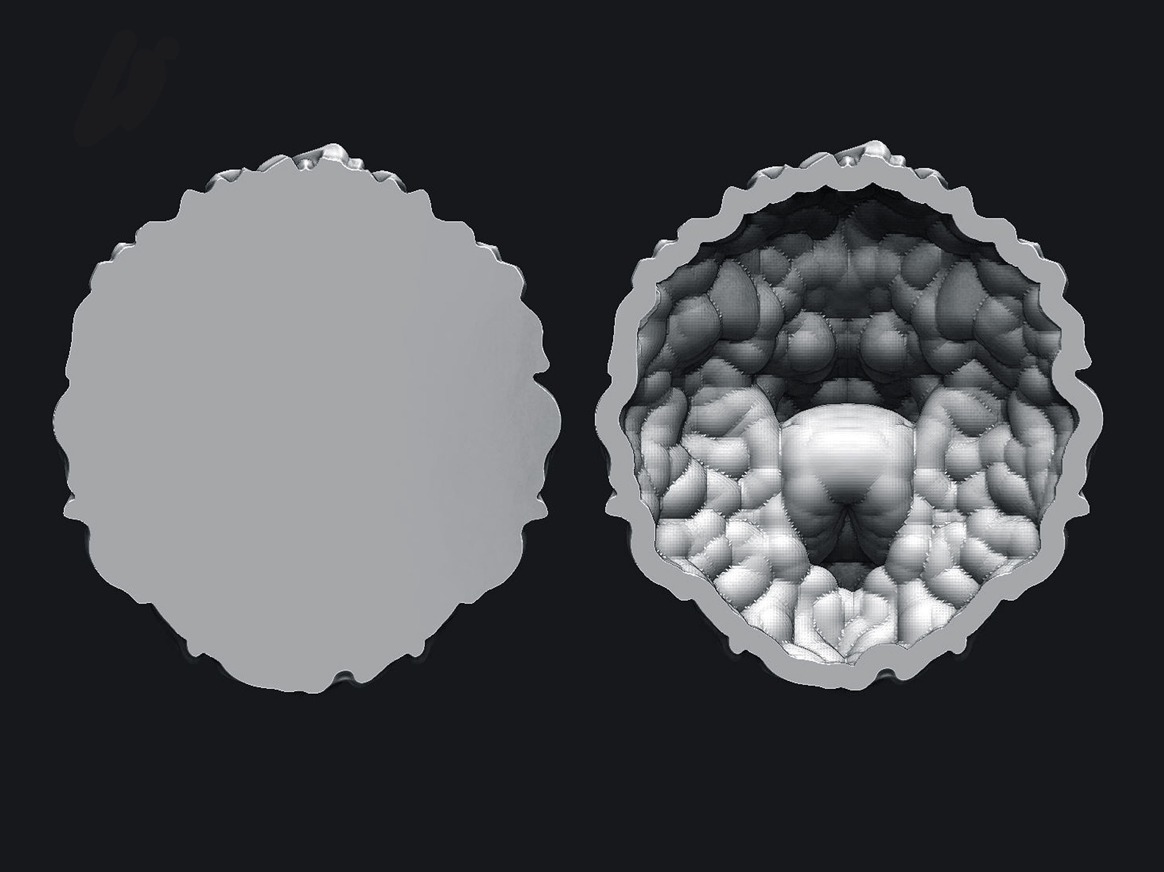 Roaring Lion Head V2 3D print model_8