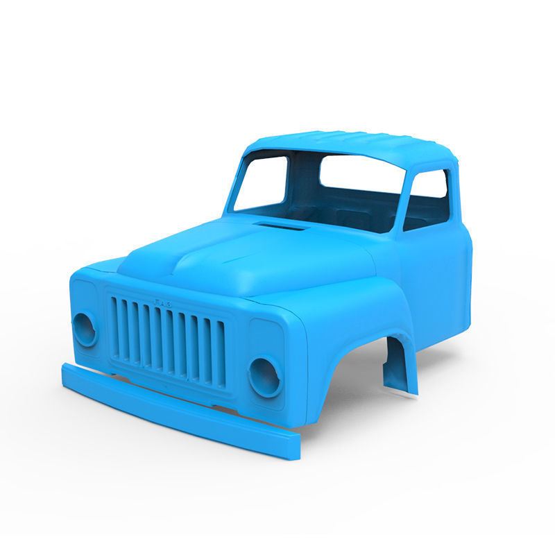 GAZ-53 jeep wrangler 3D print model_1
