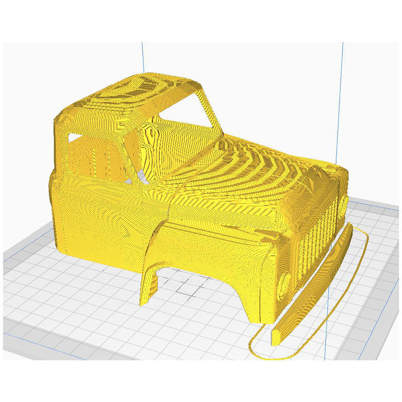 GAZ-53 jeep wrangler 3D print model_13
