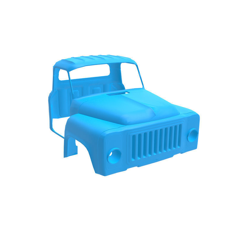 GAZ-53 jeep wrangler 3D print model_9
