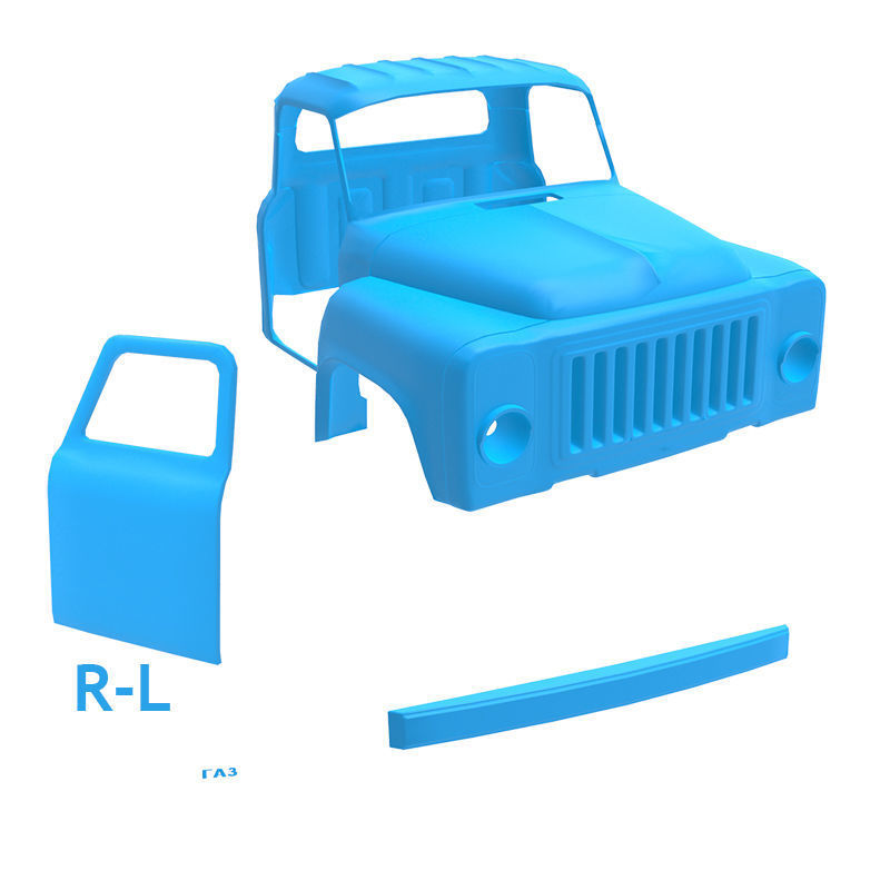 GAZ-53 jeep wrangler 3D print model_7