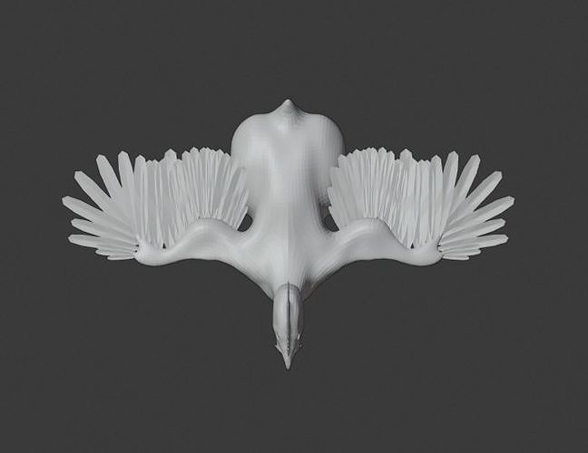 Rooster - Rigged Blender Model Low-poly 3D model