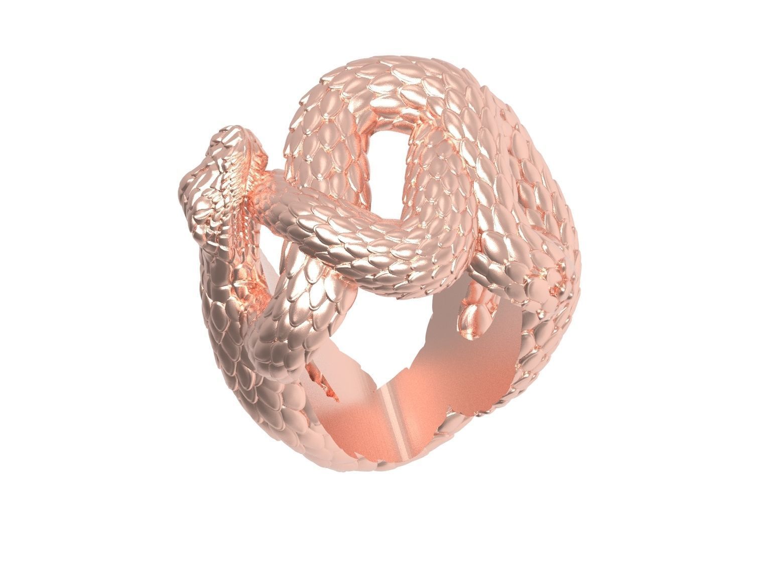  Eyelet snake for pendant 3d print ready 3D print model_42