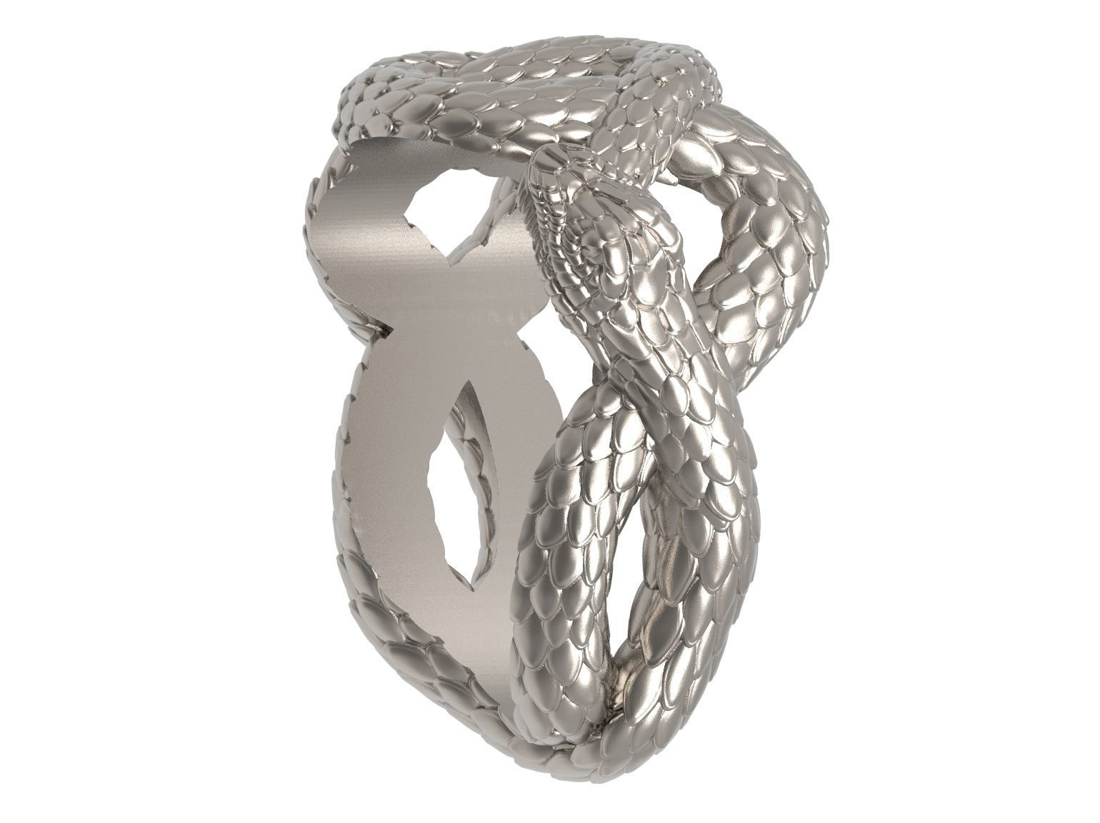  Eyelet snake for pendant 3d print ready 3D print model_11