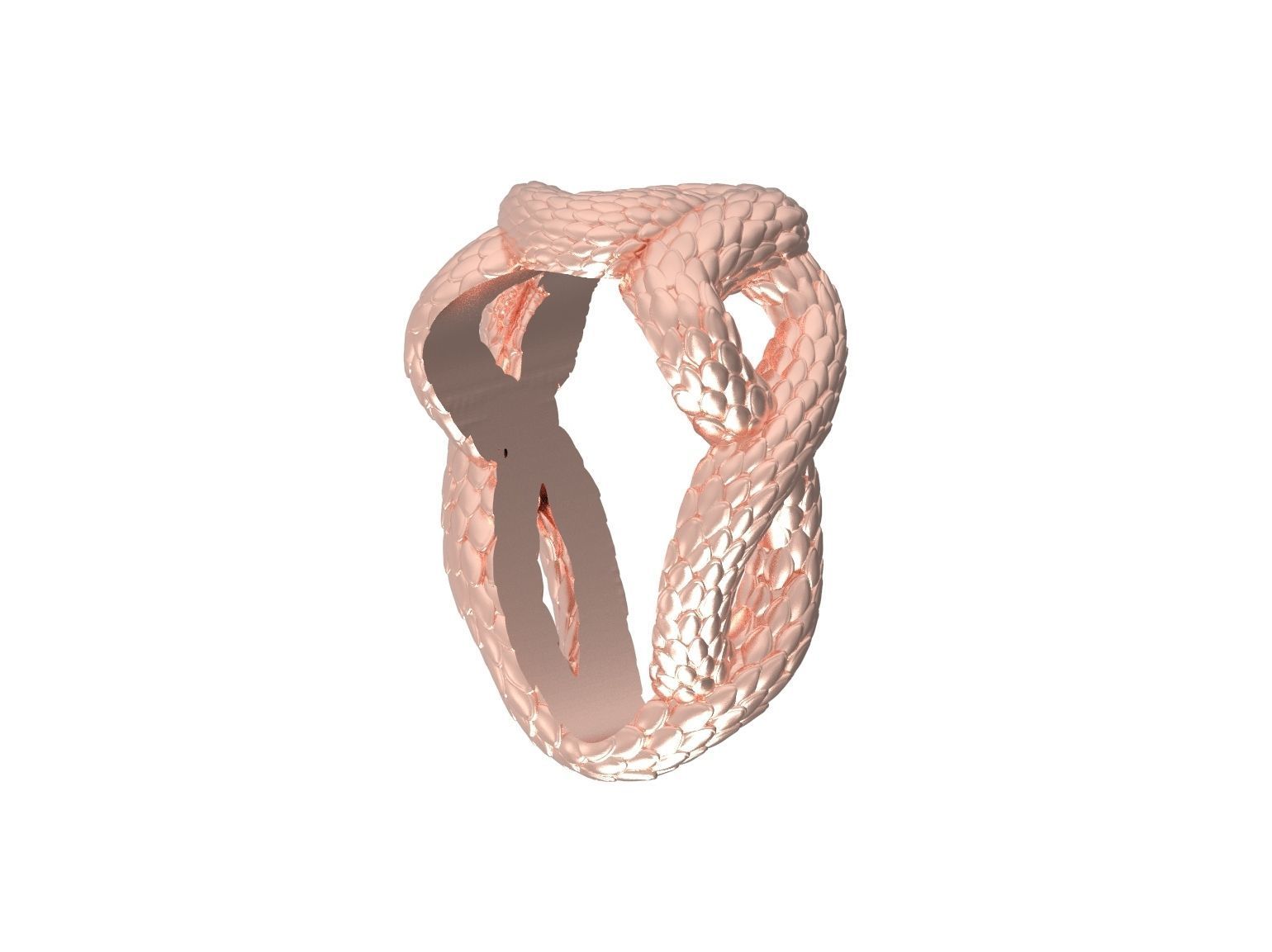 Eyelet snake for pendant 3d print ready 3D print model_36