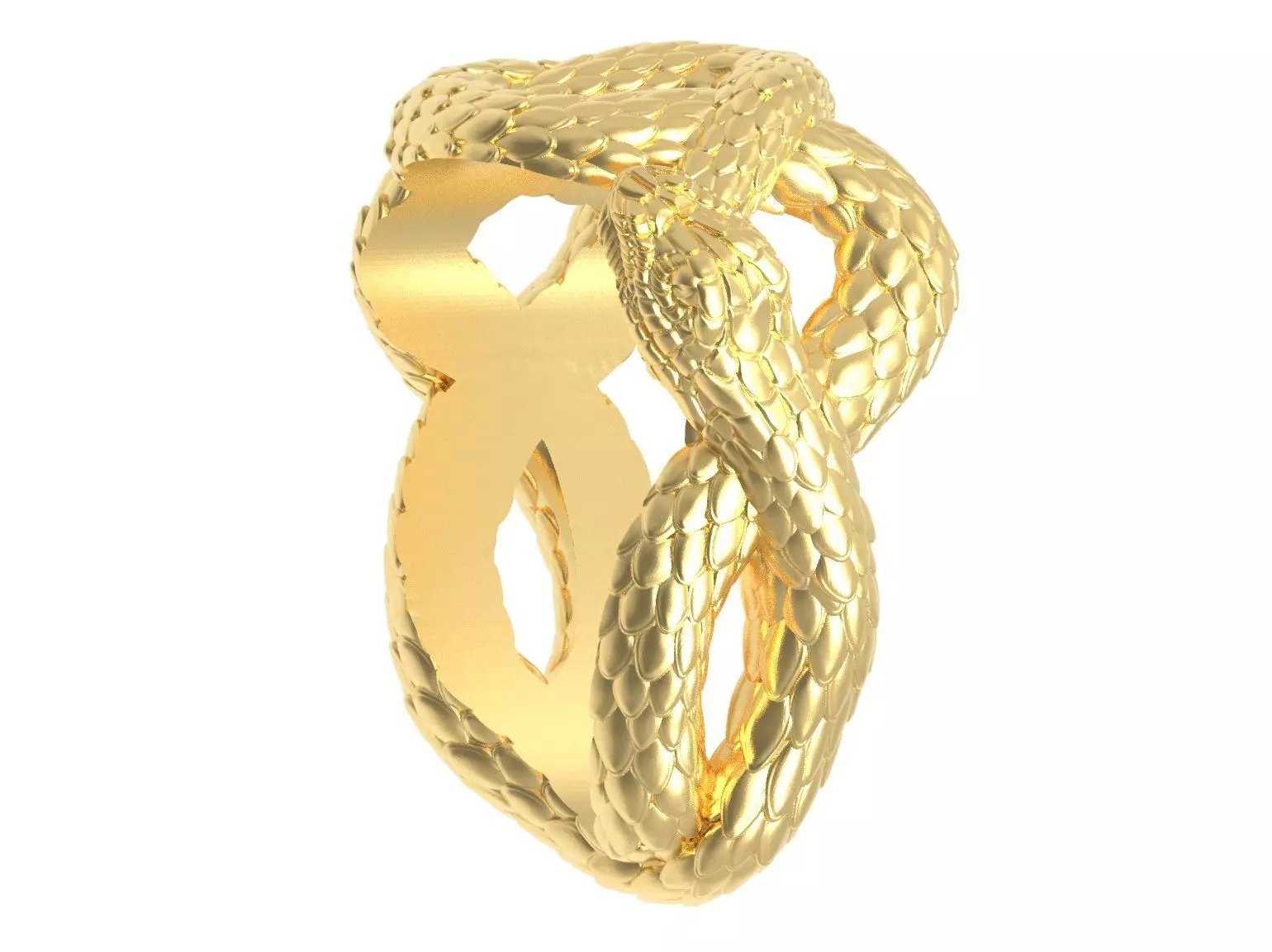  Eyelet snake for pendant 3d print ready 3D print model_0