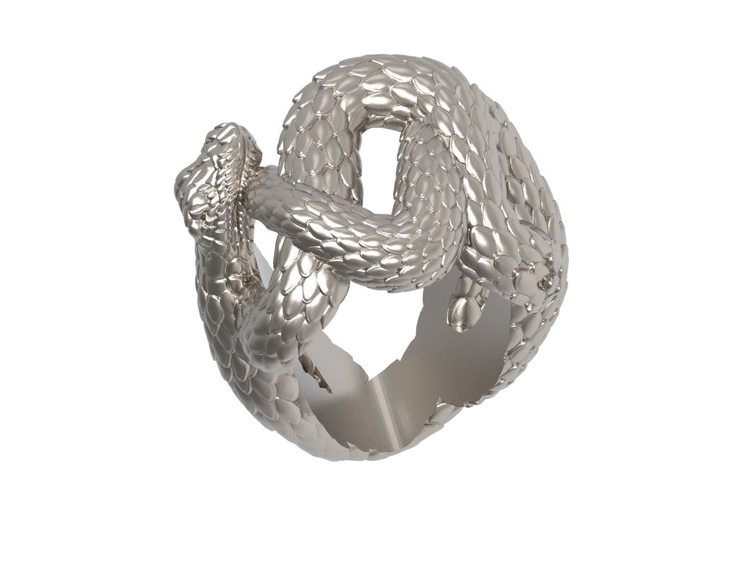  Eyelet snake for pendant 3d print ready 3D print model_41