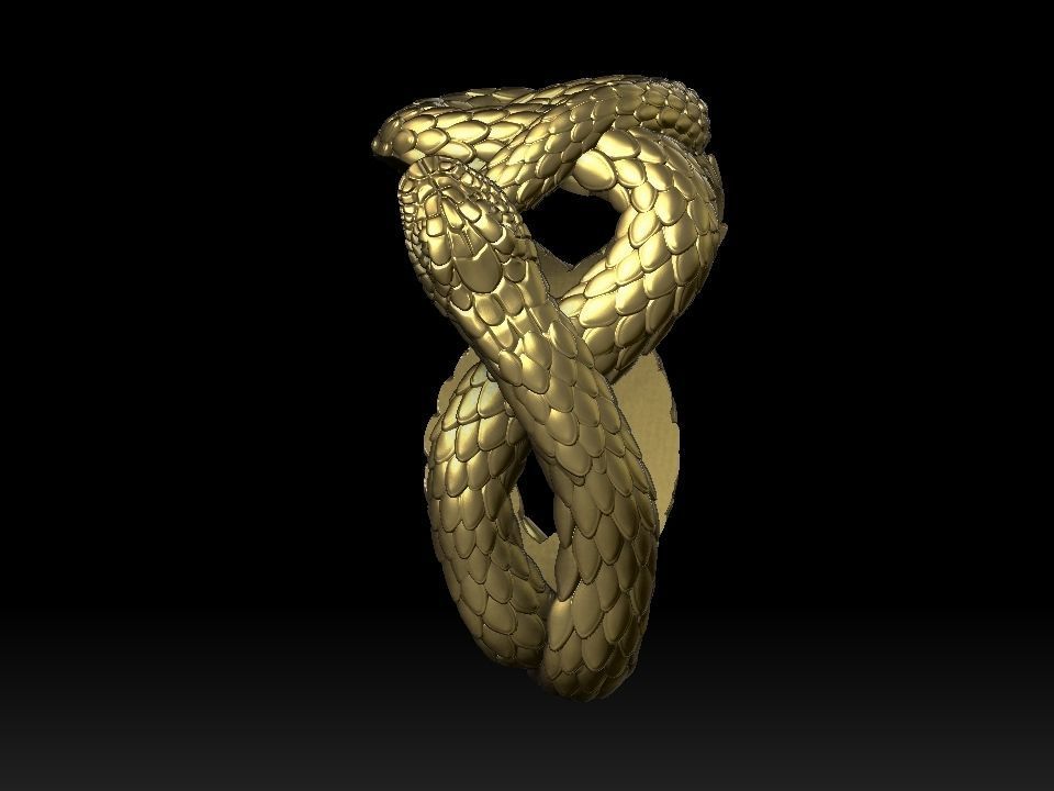  Eyelet snake for pendant 3d print ready 3D print model_10