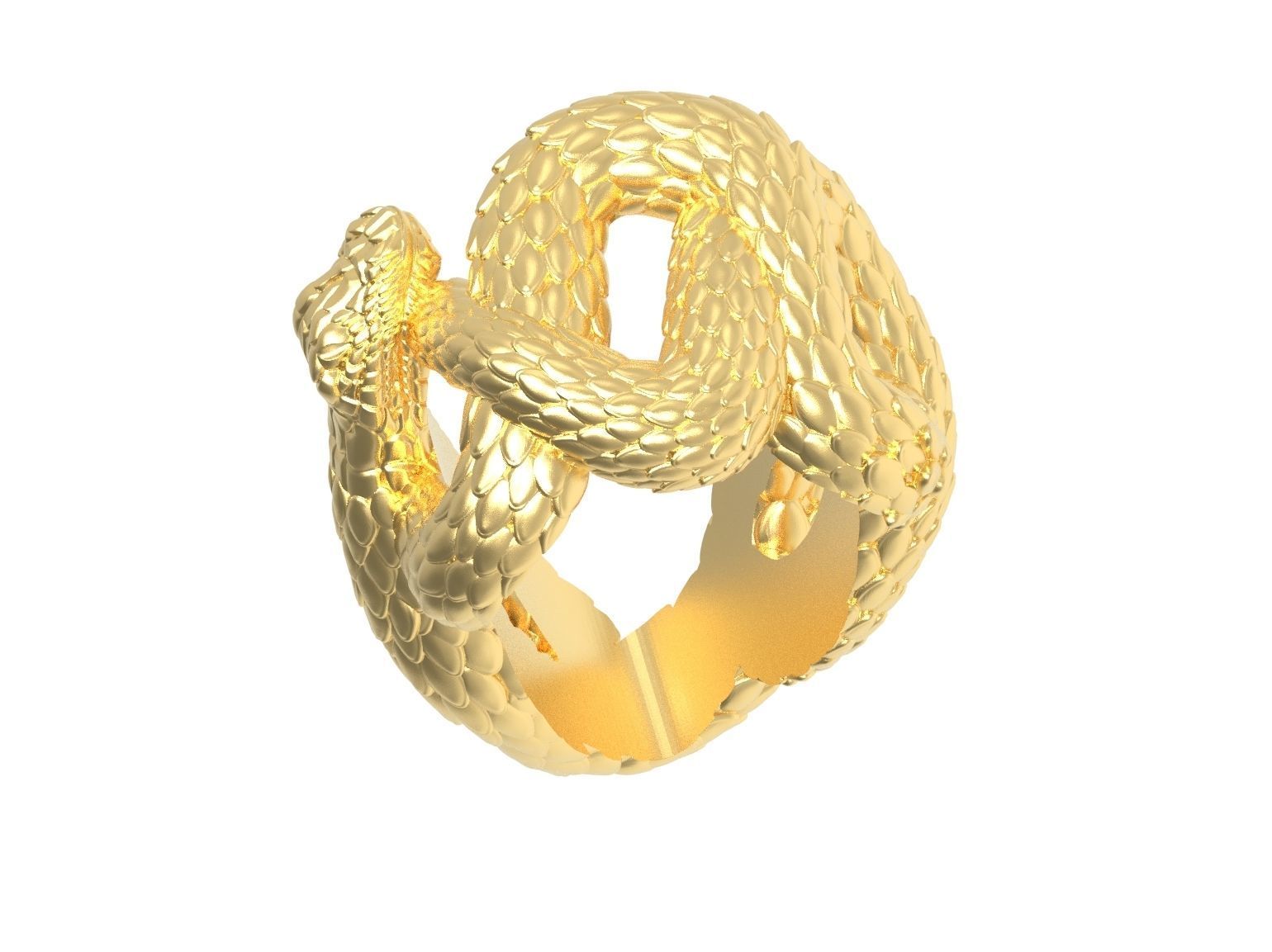  Eyelet snake for pendant 3d print ready 3D print model_43