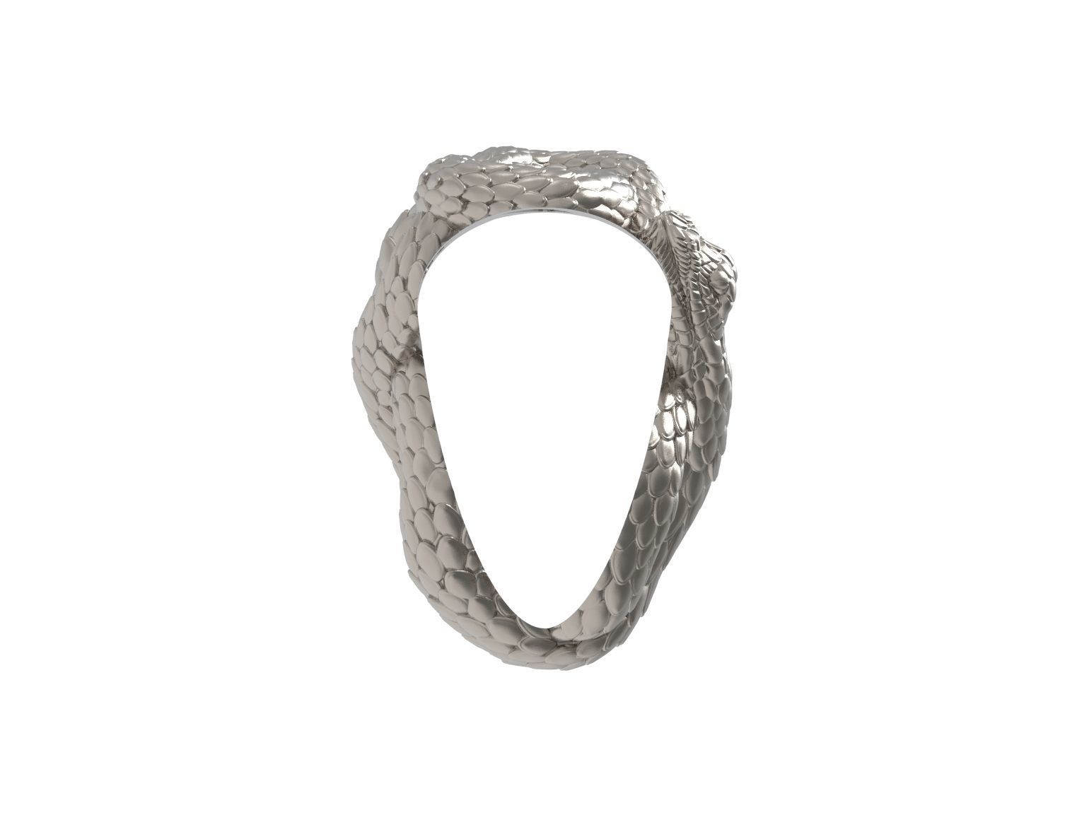  Eyelet snake for pendant 3d print ready 3D print model_27