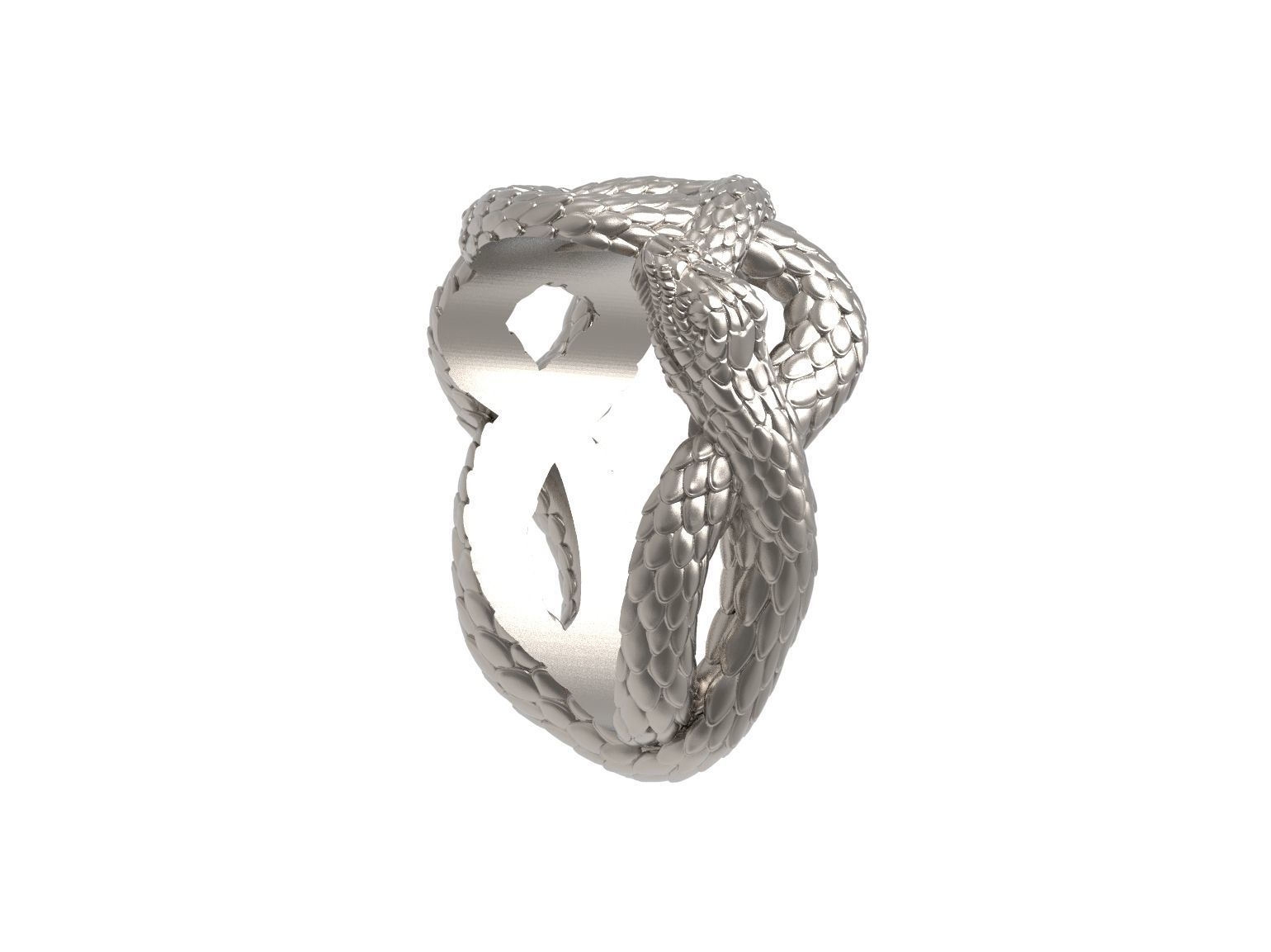  Eyelet snake for pendant 3d print ready 3D print model_26