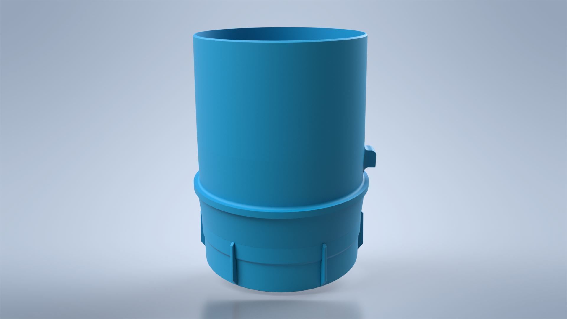 EGO Blower Attachment Adapter 3D print model_2