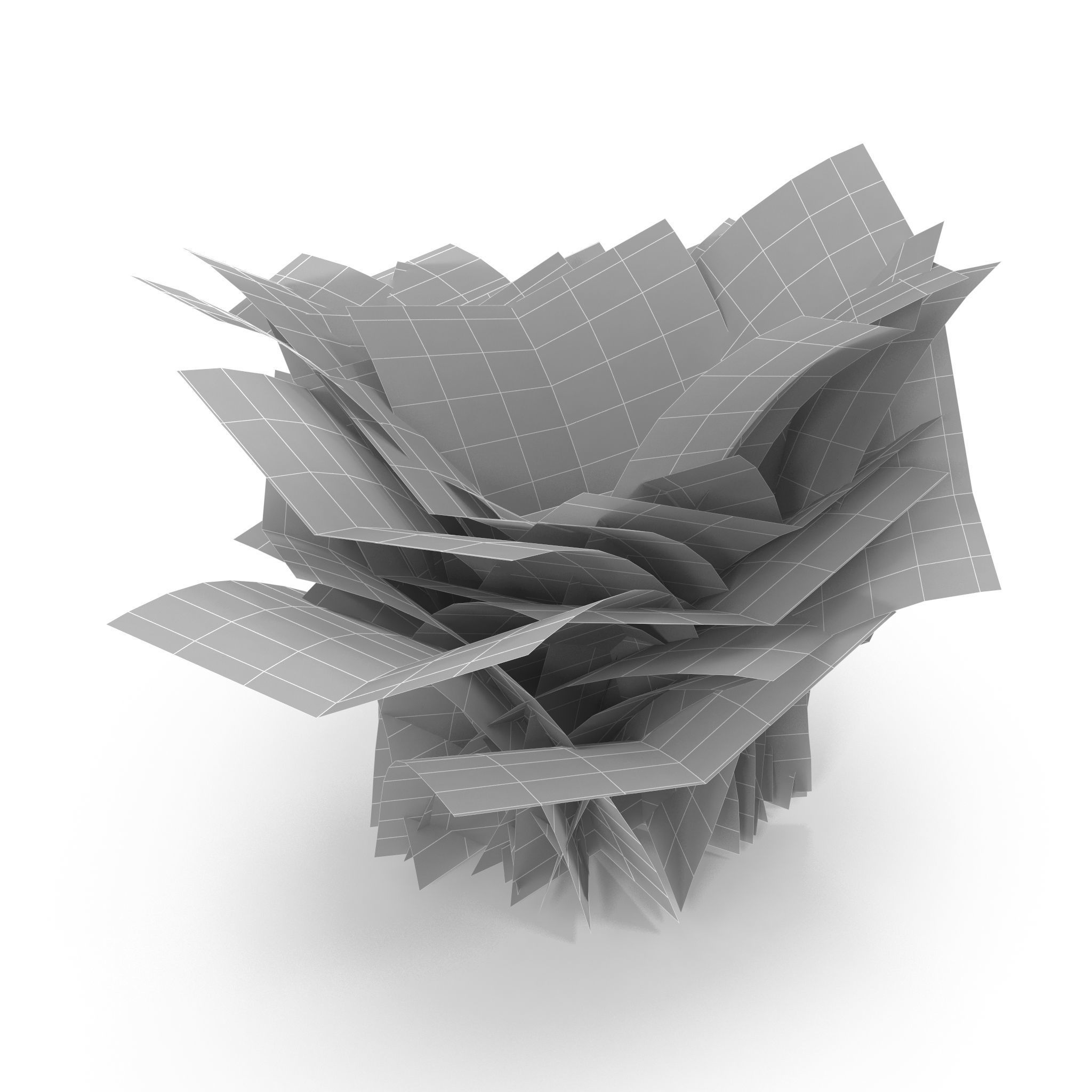 Set of bunches of herbs 3D model_18