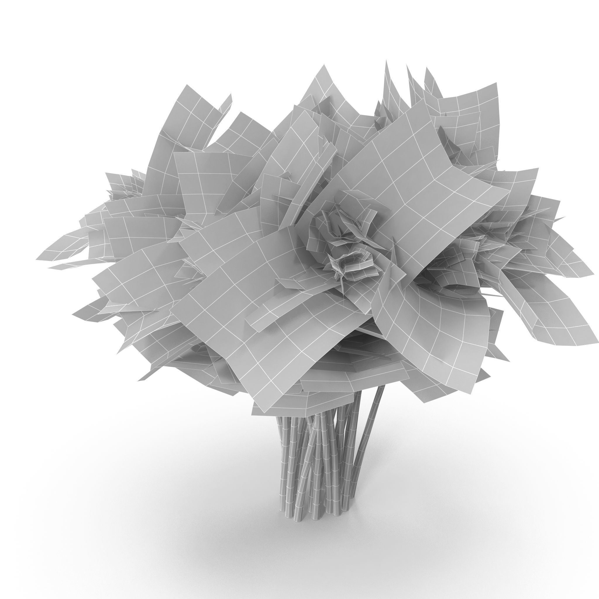 Set of bunches of herbs 3D model_20