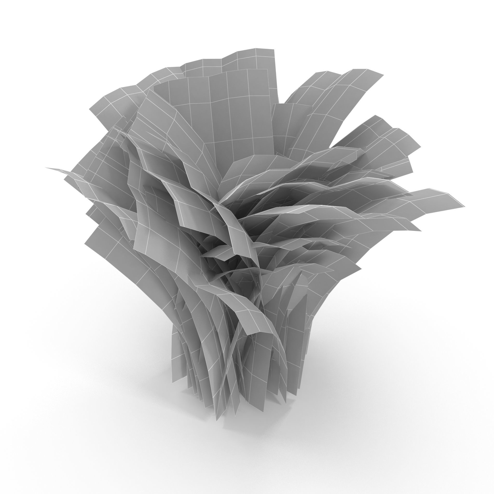 Set of bunches of herbs 3D model_16