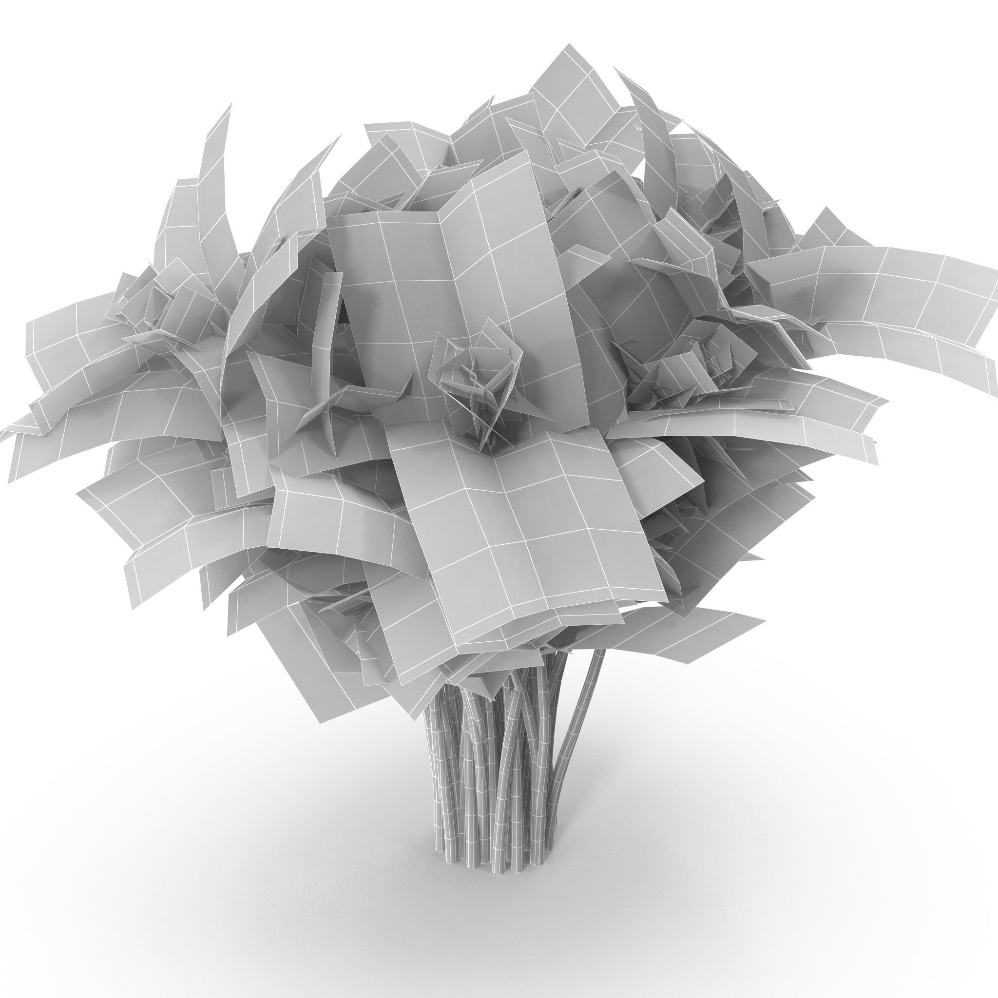 Set of bunches of herbs 3D model_24