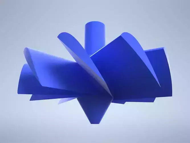 CNC Chip Fan 3D print model