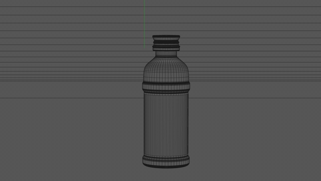 Tanqueray Mini - Rangpur - Bottle 3D model_3