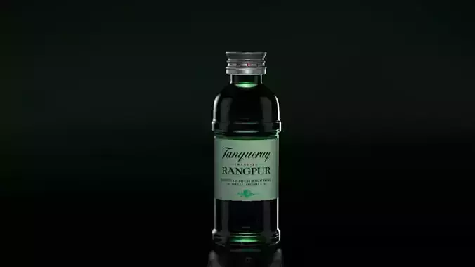 Tanqueray Mini - Rangpur - Bottle 3D model