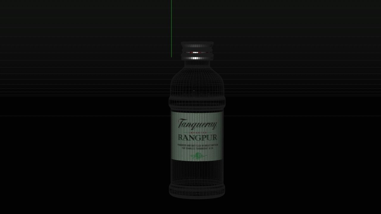 Tanqueray Mini - Rangpur - Bottle 3D model_2