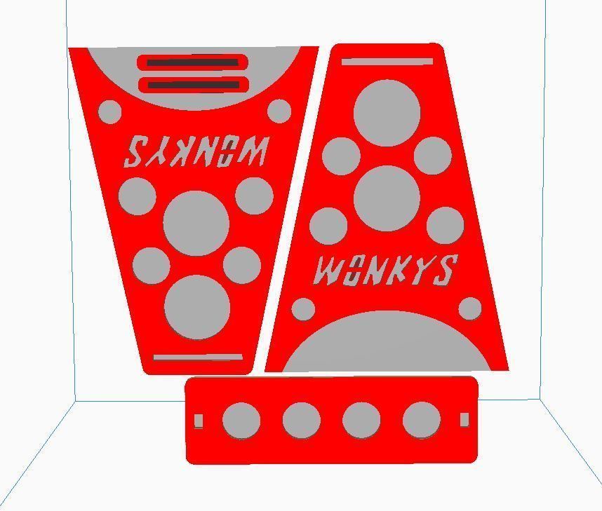 RC shock rack 3D print model_2