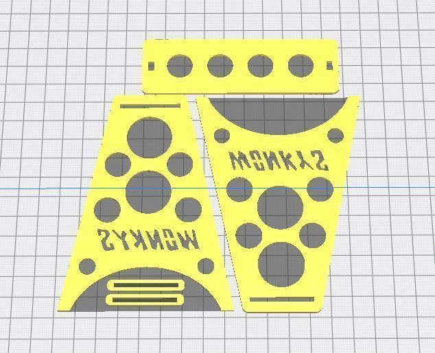 RC shock rack 3D print model_1