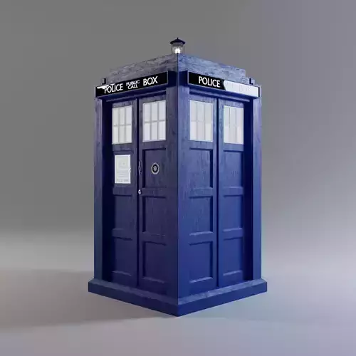 TARDIS - Exterior AND Interior - Smith and Capaldi Design 3D model
