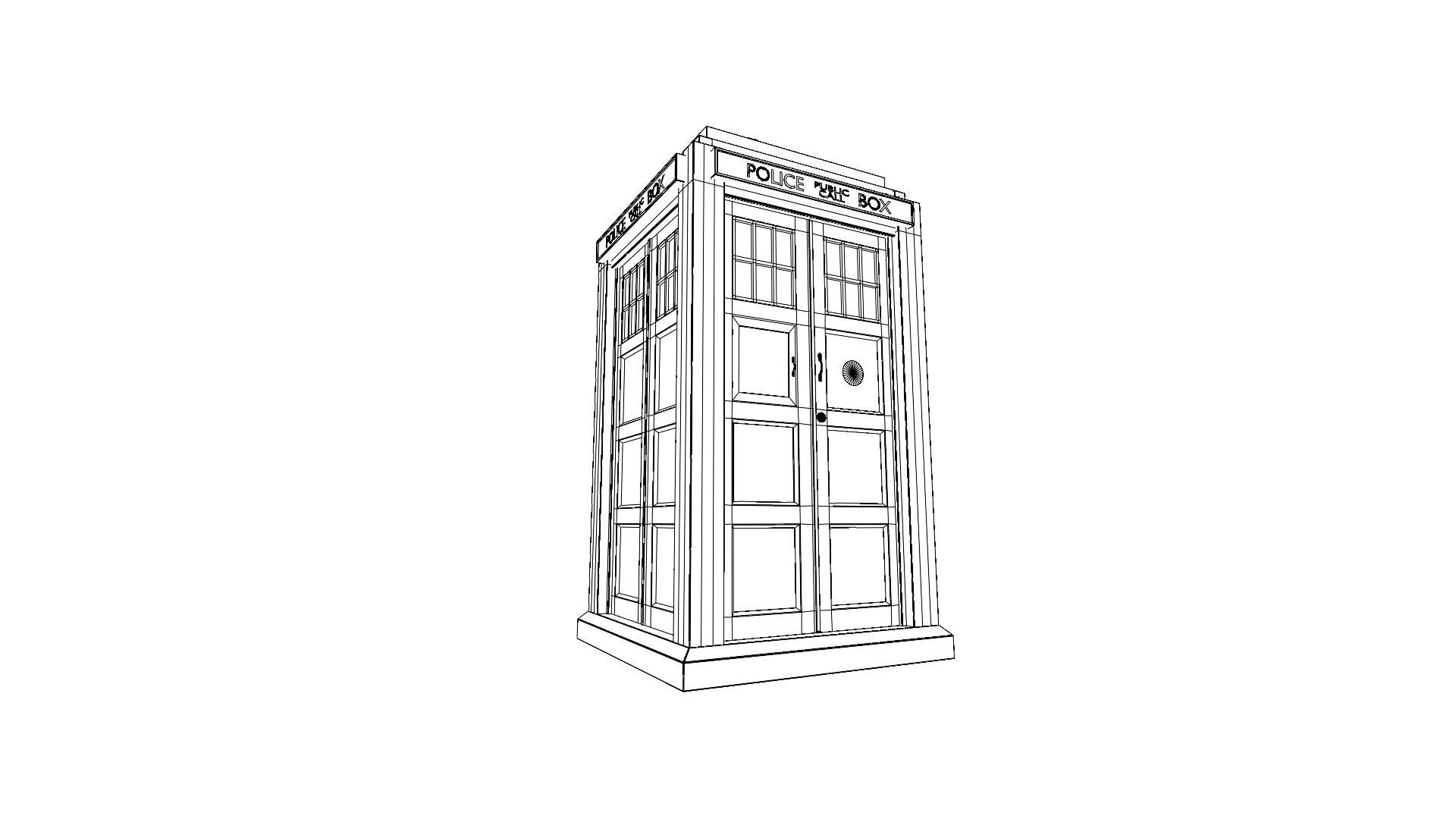 TARDIS - Exterior AND Interior - Smith and Capaldi Design 3D model_23