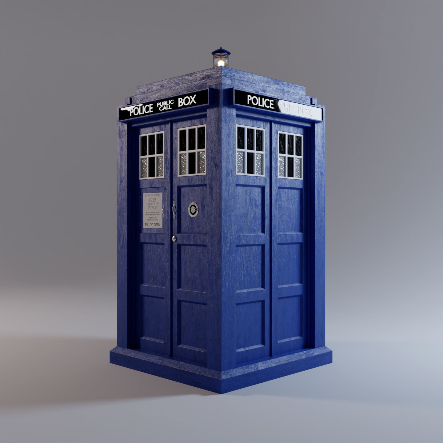 TARDIS - Exterior AND Interior - Smith and Capaldi Design 3D model_17