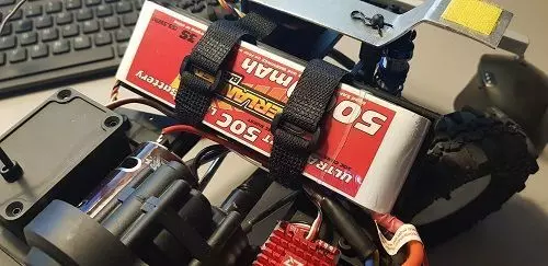 Element RC Enduro oversize battery tray 3D print model_0