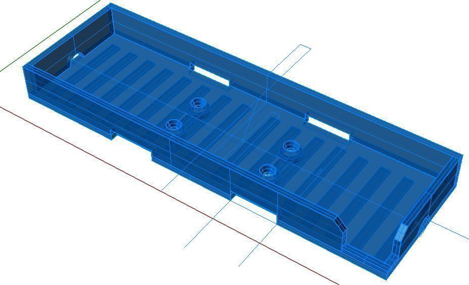 Element RC Enduro oversize battery tray 3D print model_4